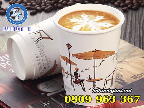 CƠ SỞ SẢN XUẤT LY GIẤY CÀ PHÊ KHU VỰC MIỀN NAM ly giấy cafe latte