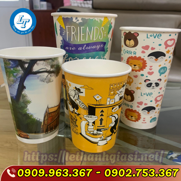 LY GIẤY CAFE IN LOGO LY GIẤY CAFE IN LOGO