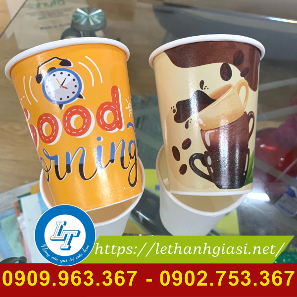 Địa chỉ bán ly giấy cafe in sẵn giá rẻ tại Thủ Đức, HCM ly giấy cà phê