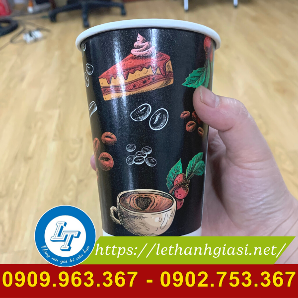 Địa chỉ bán ly giấy cafe in sẵn giá rẻ tại Thủ Đức, HCM ly giấy cafe