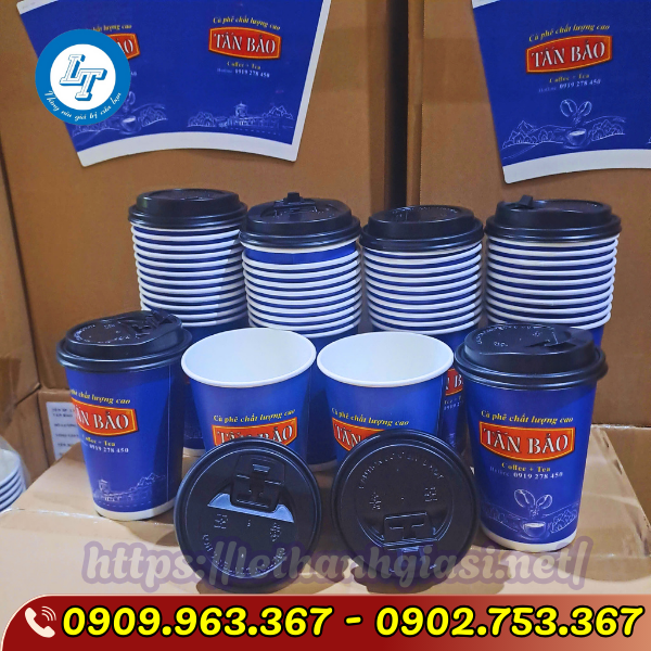 CUNG CẤP SỈ LY GIẤY CÓ NẮP NHIỀU DUNG TÍCH Ly giấy dùng 1 lần