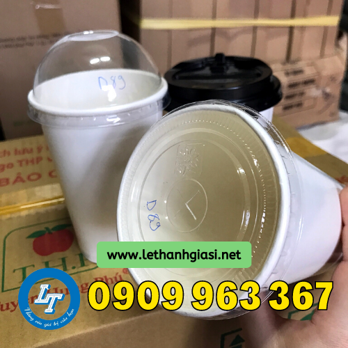 Đặt hàng ly giấy bán trà sữa ở đâu giá rẻ nhất? ly giấy nắp nhựa bằng