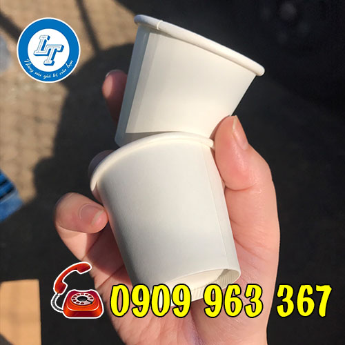 LY GIẤY ĐỰNG CÀ PHÊ, TRÀ SỮA CÓ NĂP GIÁ RẺ, ĐẸP ly giấy nhỏ 90ml