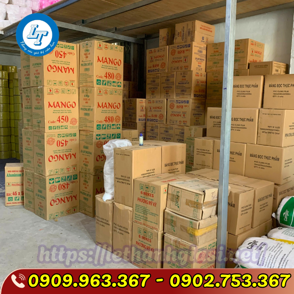 MÀNG BỌC THỰC PHẨM 450 GIÁ SỈ THÙNG 6 HỘP MÀNG BỌC THỰC PHẨM MANGO 450