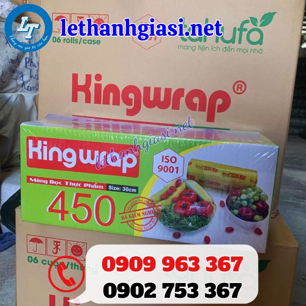 màng bọc thực phẩm kingwrap 450 gia sỉ siêu rẻ