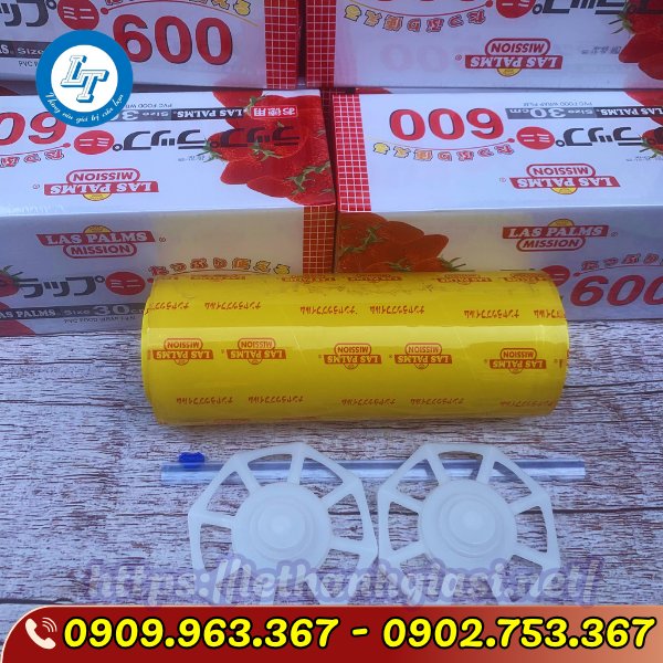 PHÂN PHỐI MÀNG BỌC THỰC PHẨM LAS PALMS giá rẻ Màng bọc thực phẩm Las Palms 600