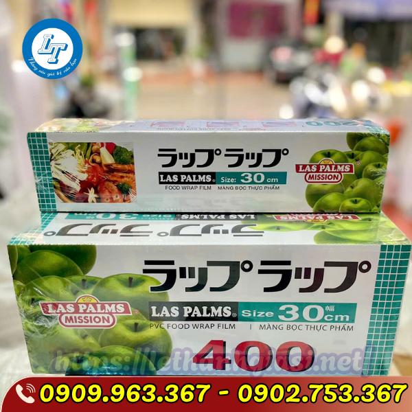 PHÂN PHỐI MÀNG BỌC THỰC PHẨM LAS PALMS giá rẻ Màng bọc thực phẩm Las Palms 400