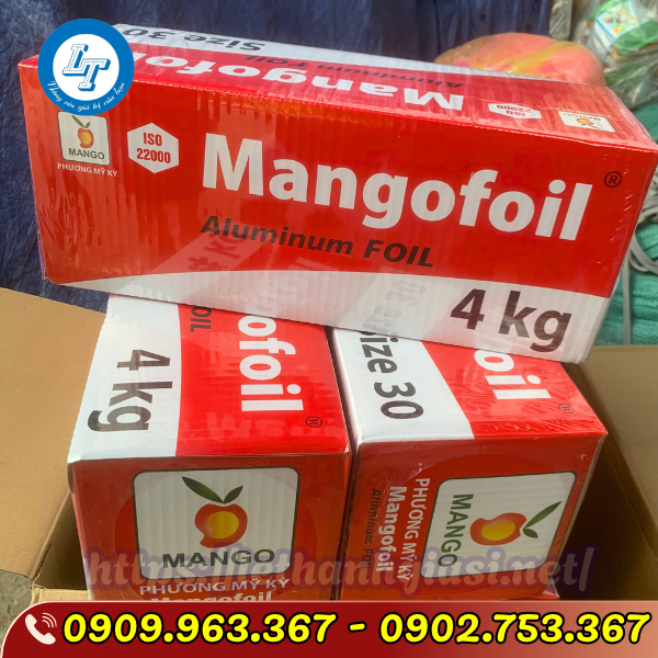 MÀNG NHÔM BỌC NƯỚNG THỰC PHẨM GIÁ SỈ giấy bạc nướng 4kg