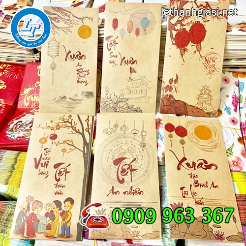 BÁN GIÁ SỈ BAO LÌ XÌ TẾT ĐẸP MẪU MỚI NHẤT 2022