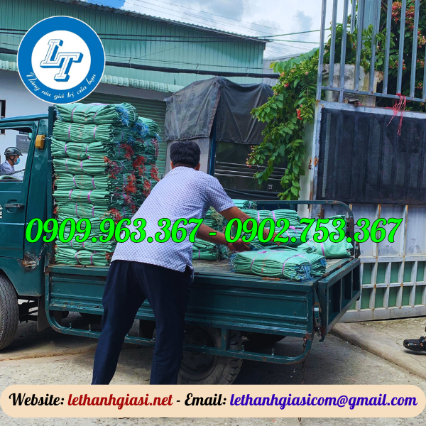 Bao tải giá rẻ đựng nước đá tinh khiết bao tải dứa