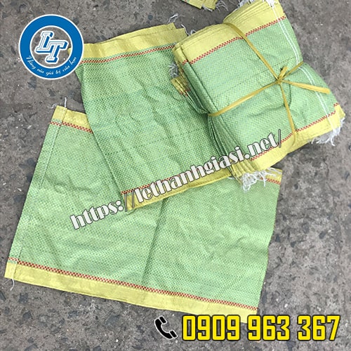 MUA BAO TẢI DỨA XANH ĐÓNG HÀNG ĐỰNG ĐỒ KHÔ Ở ĐÂU GIÁ RẺ BAO TẢI ĐỰNG GẠO 10KG