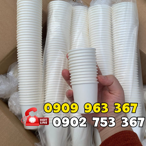 LY GIẤY NHỎ UỐNG NƯỚC DÙNG 1 LẦN GIÁ SỈ ly giấy trắng