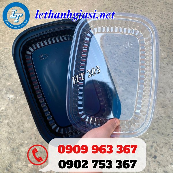 mua sỉ hộp nhựa đế đen ht 203 nắp trong giá rẻ ở đâu tphcm
