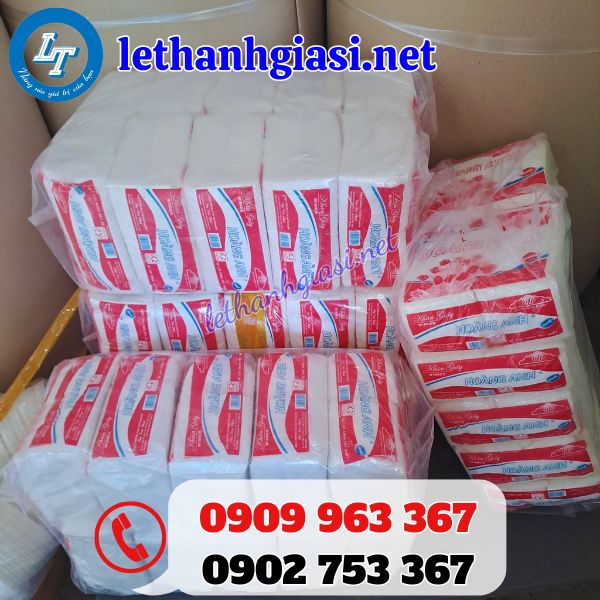 mua sỉ lẻ khăn giấy rút hoàng anh chất lượng giá rẻ ở đâu tphcm