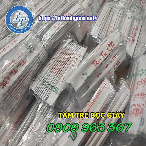 CUNG CẤP TĂM TRE BỌC GIẤY CHO QUÁN ĂN tăm tre cao cấp bọc túi giấy
