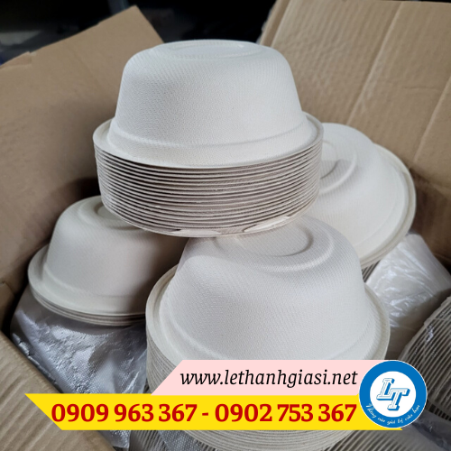 Sỉ rẻ tô bã mía có nắp dùng 1 lần tại TPHCM tô bã mía 850ml