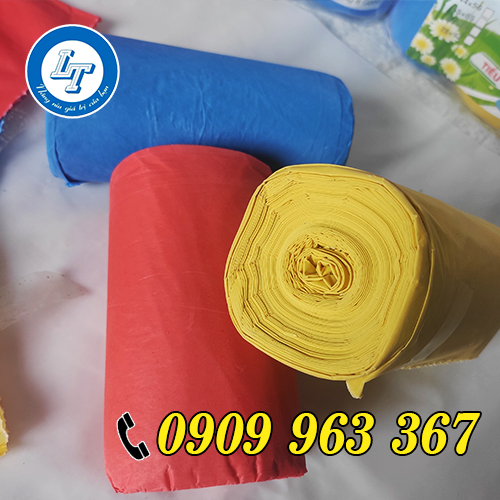 MUA TÚI ĐỰNG RÁC CUỘN GIÁ SỈ Ở ĐÂU TPHCM túi rác cuộn 3 màu size tiểu