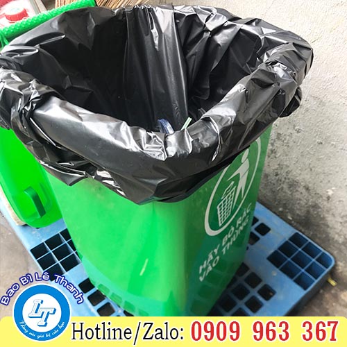 Giá sỉ túi đựng rác đen size cực đại túi đựng rác không quai dùng cho thùng rác lớn