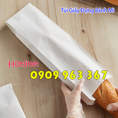 ĐẠI LÝ CUNG CẤP GIÁ RẺ TÚI GIẤY GÓI BÁNH MÌ AN TOÀN túi giấy đựng bánh mì thịt