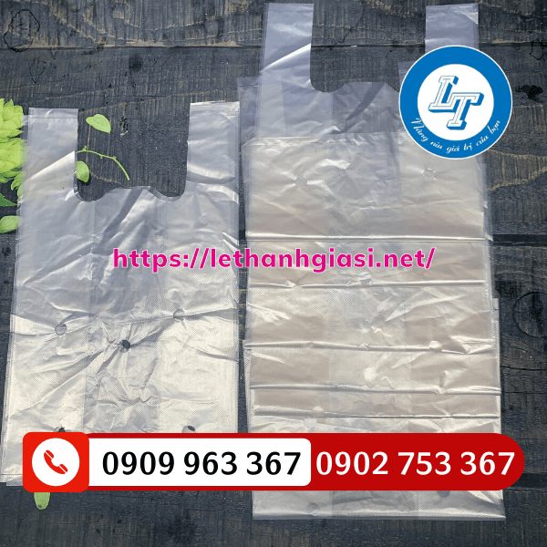 Túi xốp hai quai đục lỗ giá sỉ túi xốp đục lỗ
