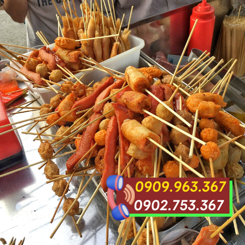 Mua xiên tre ở đâu an toàn giá rẻ? xiên cá viên
