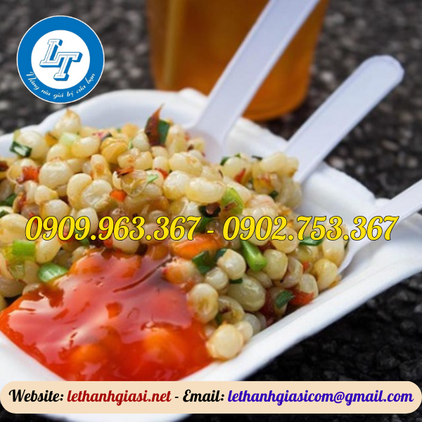 NƠI BÁN MUỖNG NHỰA NHỎ ĂN XÔI, KEM, SỮA CHUA GIÁ RẺ muỗng nhựa ăn bắp xào