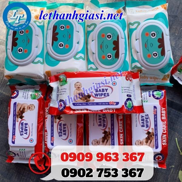 nguồn sỉ các loại khăn giấy ướt giá tốt