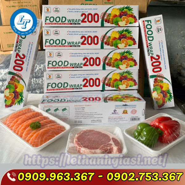 MÀNG BỌC THỰC PHẨM FOOD WRAP 200 MÀNG BỌC THỰC PHẨM FOOD WRAP 200