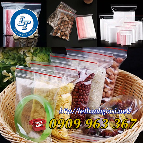 NƠI BÁN SỈ TÚI ZIP CHỈ ĐỎ ĐA KÍCH THƯỚC túi zip đựng thực phẩm
