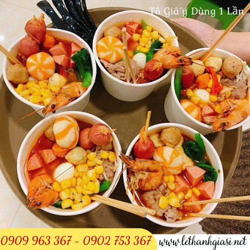 Mua tô giấy đựng mì cay ở đâu giá rẻ tô giấy đựng mì