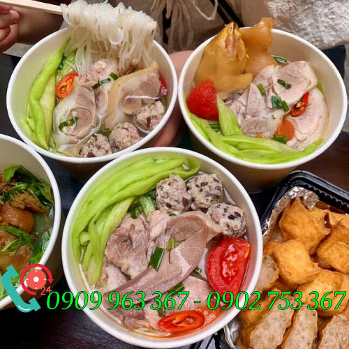 Mua sỉ tô giấy đựng phở ở đâu chất lượng tốt? tô giấy đựng bún phở màu trắng
