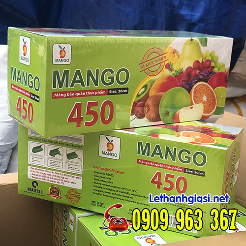 MUA SỈ MÀNG BỌC THỰC PHẨM LOẠI TO, LOẠI NHỎ TẠI LÊ THANH màng bọc thực phẩm 450