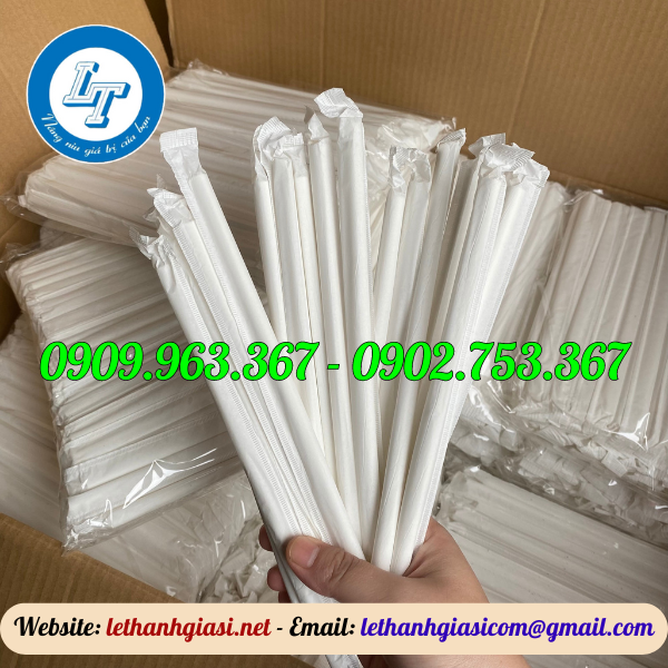 ỐNG HÚT GIẤY MÀU TRẮNG Ở ĐÂU BÁN GIÁ RẺ? ống hút giấy bọc màng