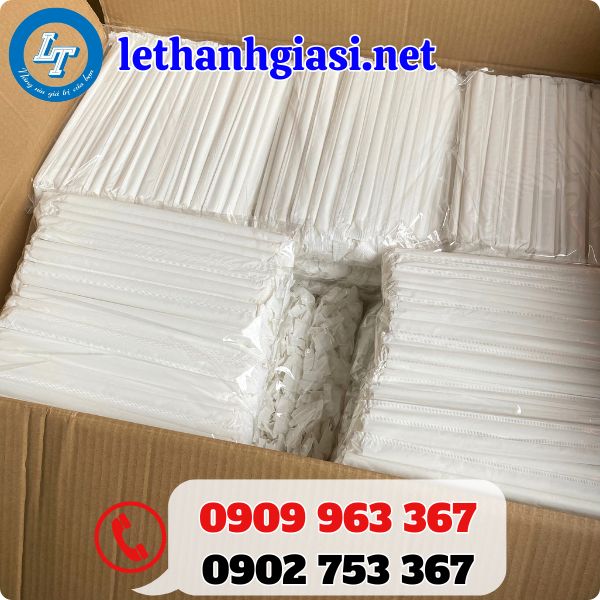 ống hút giấy giá sỉ nguyên thùng 1000 cái