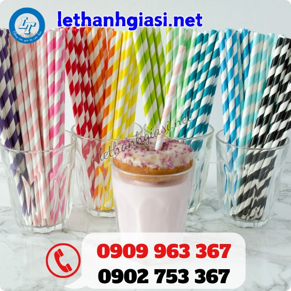 ống hút giấy họa tiết in sẵn giá sỉ rẻ tốt tphcm
