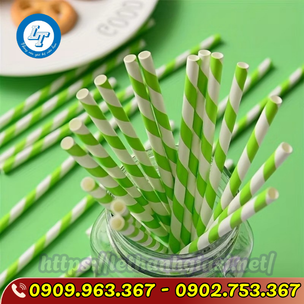 NƠI BÁN ỐNG HÚT GIẤY SỌC NHIỀU MÀU GIÁ SỈ ỐNG HÚT GIẤY SỌC