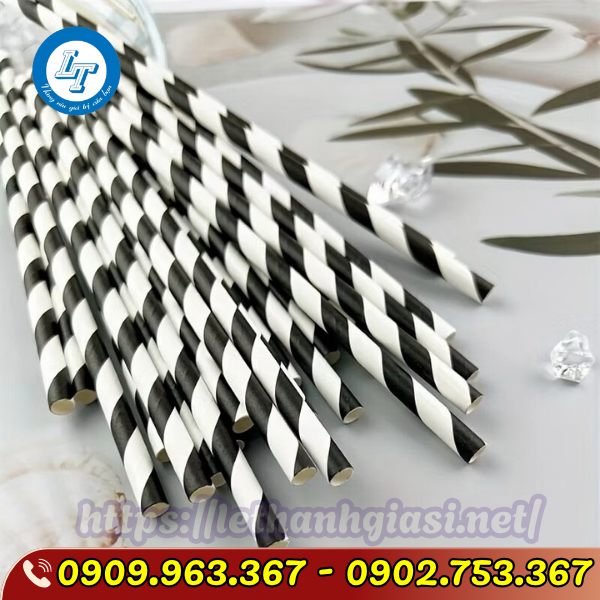 NƠI BÁN ỐNG HÚT GIẤY SỌC NHIỀU MÀU GIÁ SỈ ỐNG HÚT GIẤY SỌC