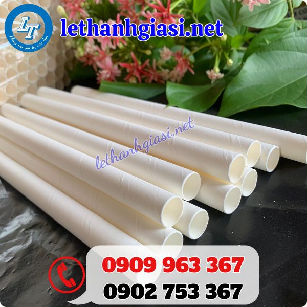bỏ sỉ ống hút trắng 12mm giá sỉ tại xưởng tphcm