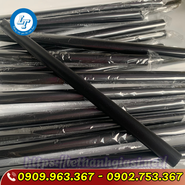 ỐNG HÚT TRÀ SỮA NHIỀU MÀU GIÁ SỈ RẺ ỐNG HÚT ĐEN BỌC MÀNG