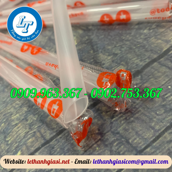 LẤY SỈ ỐNG HÚT TRÀ SỮA GIÁ TỐT CHO ĐẠI LÝ ống hút bọc màng