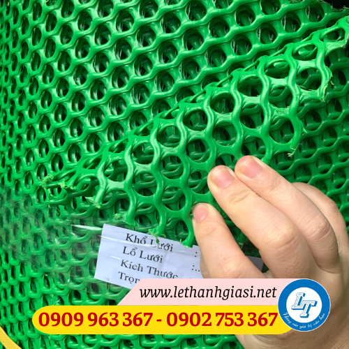 Phân phối lưới nhựa mắt cáo giá rẻ nhất TPHCM lưới nhựa mắt cáo màu xanh lá lỗ 1cm