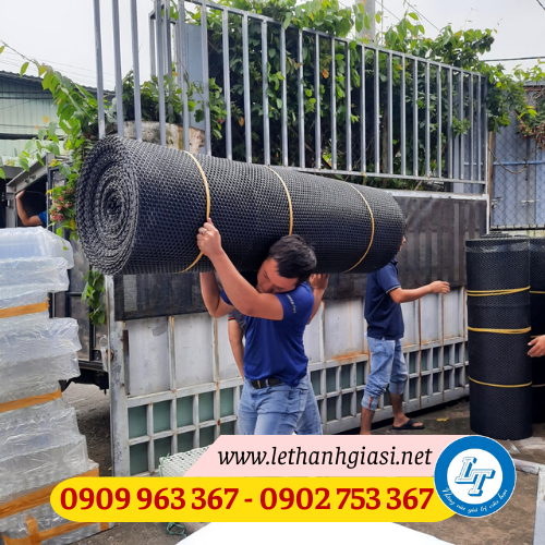 Phân phối lưới nhựa mắt cáo giá rẻ nhất TPHCM Lưới nhựa mắt cáo màu đen khổ 2m