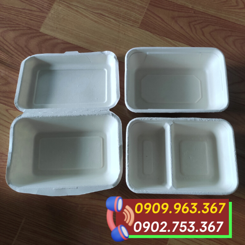 Phân phối sỉ rẻ hộp đựng thức ăn bằng bã mía tại TPHCM hộp bã mía