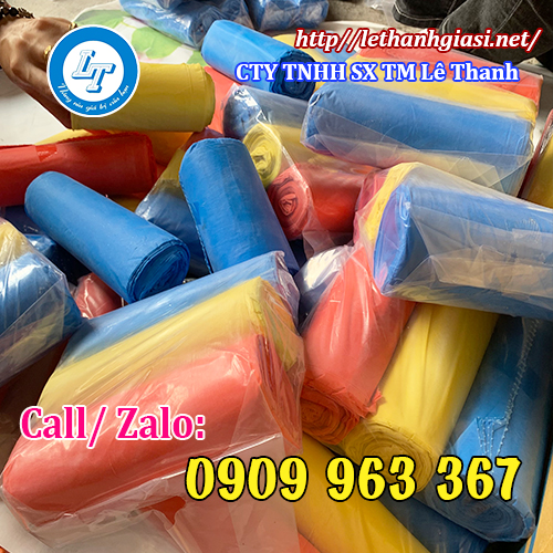 TÚI ĐỰNG RÁC GIÁ SỈ RẺ CHO NHÀ PHÂN PHỐI túi rác cuộn 3 màu