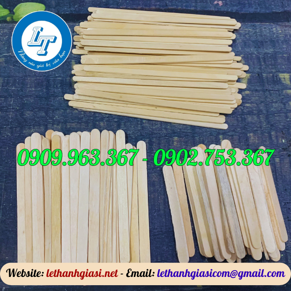 NƠI BÁN QUE KEM GỖ GIÁ RẺ TPHCM QUE KEM GỖ