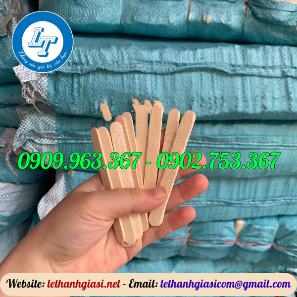 NƠI BÁN QUE KEM GỖ GIÁ RẺ TPHCM que kem gỗ