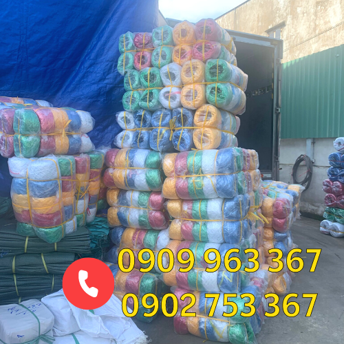 Bán dây nilon bẹ đen bóng cột hàng giá rẻ đại lý dây nilon lê thanh