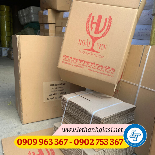 Sản xuất thùng carton có vách ngăn theo yêu cầu giá rẻ thùng giấy carton có vách ngăn đựng rượu