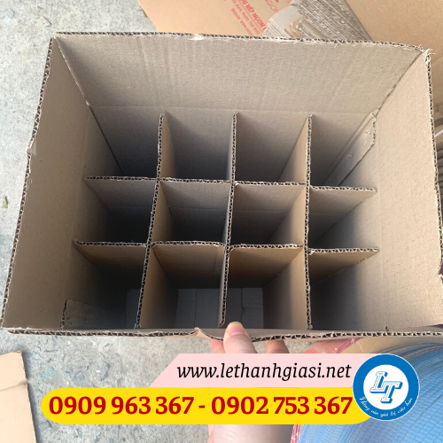 Sản xuất thùng carton có vách ngăn theo yêu cầu giá rẻ thùng carton có vách ngăn