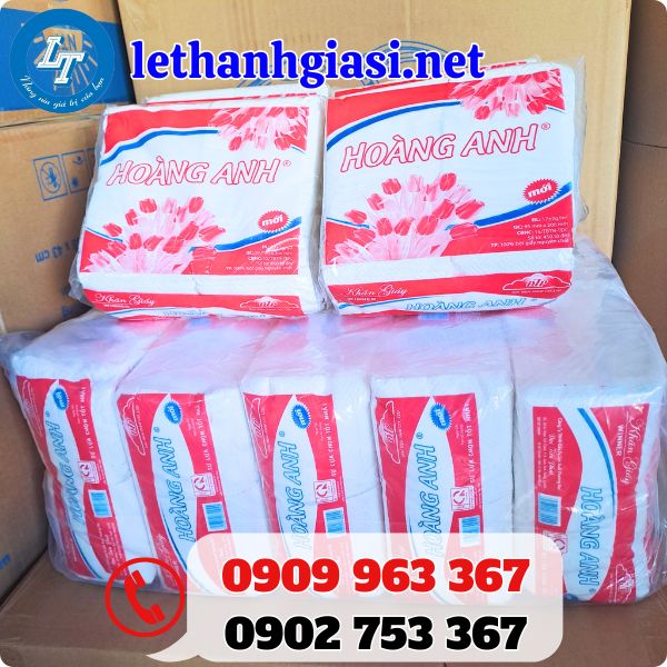 sản xuất à bán sỉ khăn giấy rút giá rẻ cho quán ăn